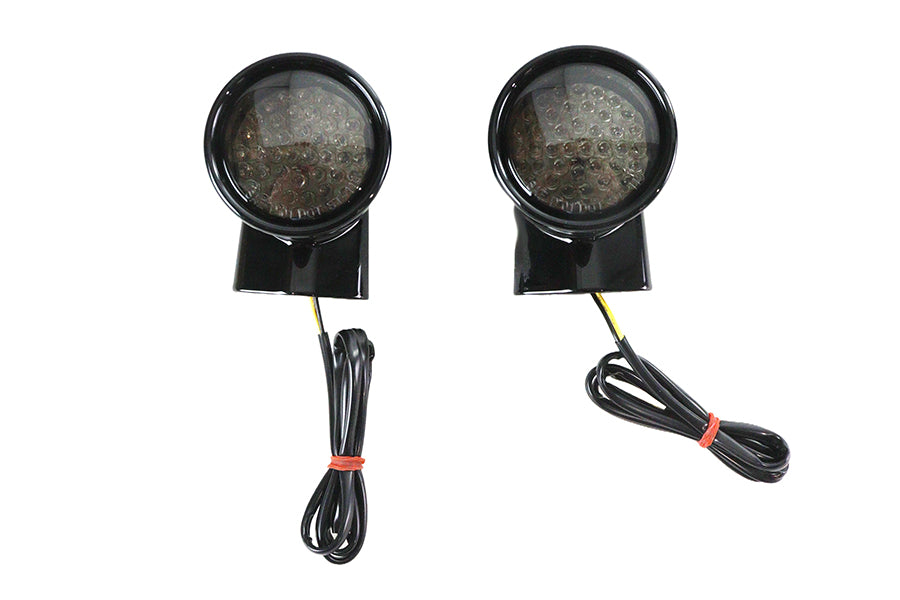 Black Revox Bullet LED Rear Turn Signal Set