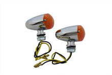 Load image into Gallery viewer, Mini Marker Lamp Set Cateye Style Amber Lens