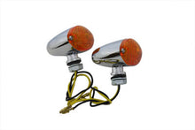 Load image into Gallery viewer, Mini Marker Lamp Set Cateye Style Amber Lens