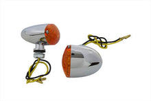 Load image into Gallery viewer, Mini Marker Lamp Set Cateye Style Amber Lens