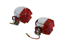 Load image into Gallery viewer, Mini Marker Lamp Set Maltese Style Red Lens