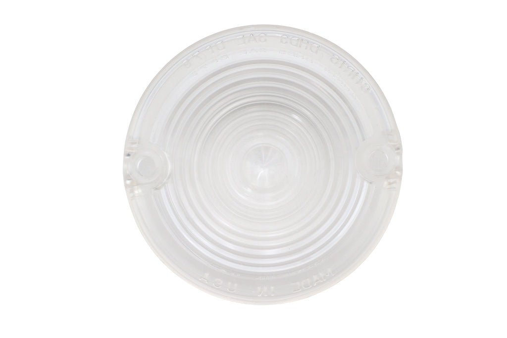 Clear Turn Signal Flat Lens Small