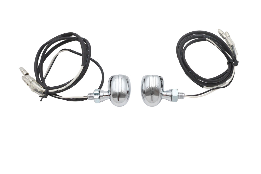 Mini LED Turn Signal Assembly Chrome