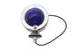 Chrome Bullet Marker Lamp Blue Single Filament