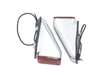 Load image into Gallery viewer, Chrome Wedge Marker Lamp Set with Red Lens