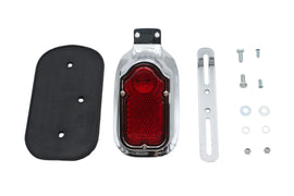 Chrome Tombstone Style Tail Lamp with LED