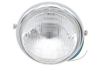 Load image into Gallery viewer, 5-3/4 inch Round Headlamp Chrome Side Mount