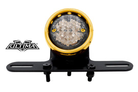 Drilled Gold Bezel Tail Lamp