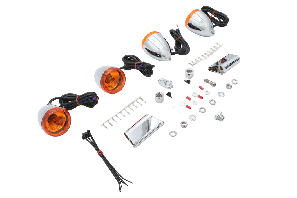 Chrome Bullet Style Turn Signal Kit
