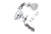 Load image into Gallery viewer, LED Bullet Turn Signal Set with Bracket Mount