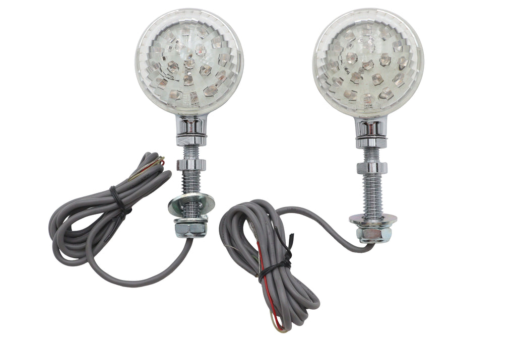 LED Bullet Turn Signal Set with Short Stud
