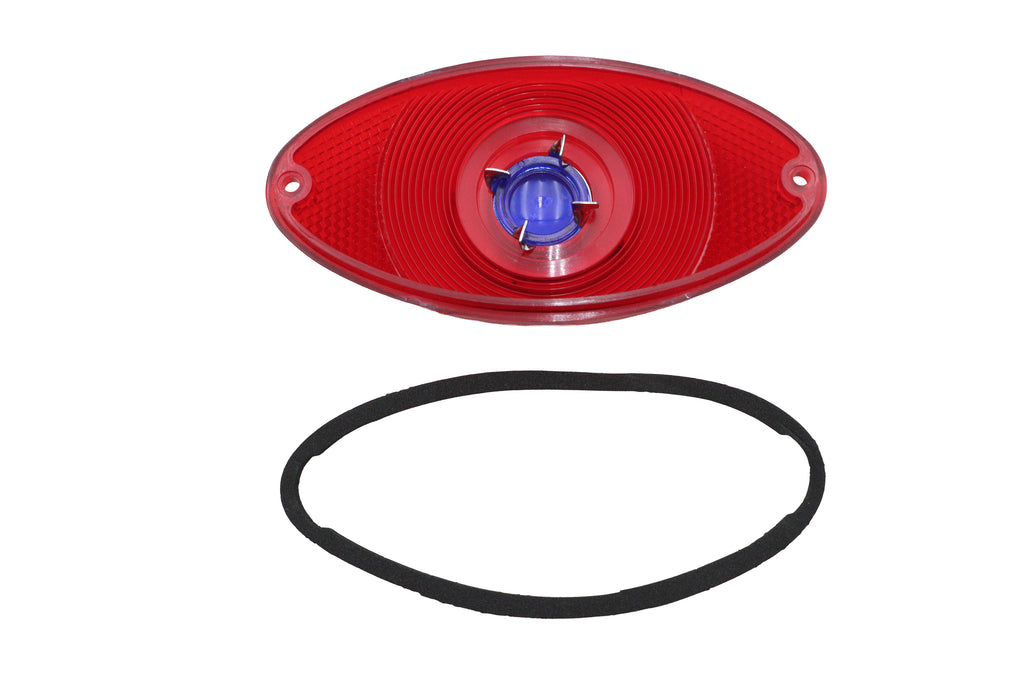 Tail Lamp Lens Cateye Style with Blue Dot