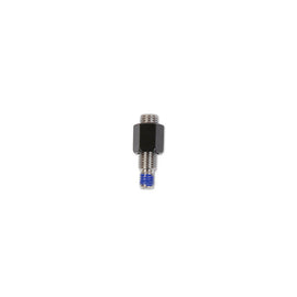 Black HIGHSIDER mirror adapter, M10 x 1.25 to M8 x 1.25 mount, for motorcycle mirrors and brackets.