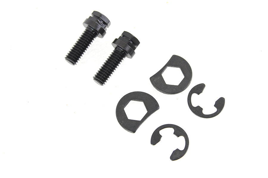 Exhaust Pipe Locking Bolt Mounting Kit Black Oxide Plated