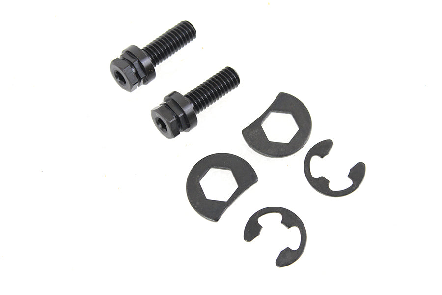 Exhaust Pipe Locking Bolt Mounting Kit Black Oxide Plated