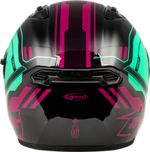 Load image into Gallery viewer, Of 87 Duke Helmet Black/Aqua/Coral Xs
