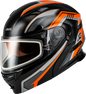 Md 01s Transistor Snow Helmet Orange/Black Xl