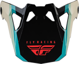 Fly Racing Formula Cp Rush Helmet Visor Black/Stone/Dark Teal Ym-Sm 73-87303S