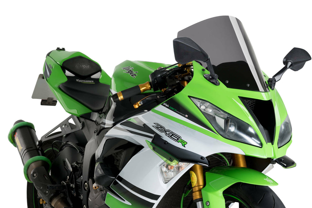 Windscreen R Racer Smoke Kaw