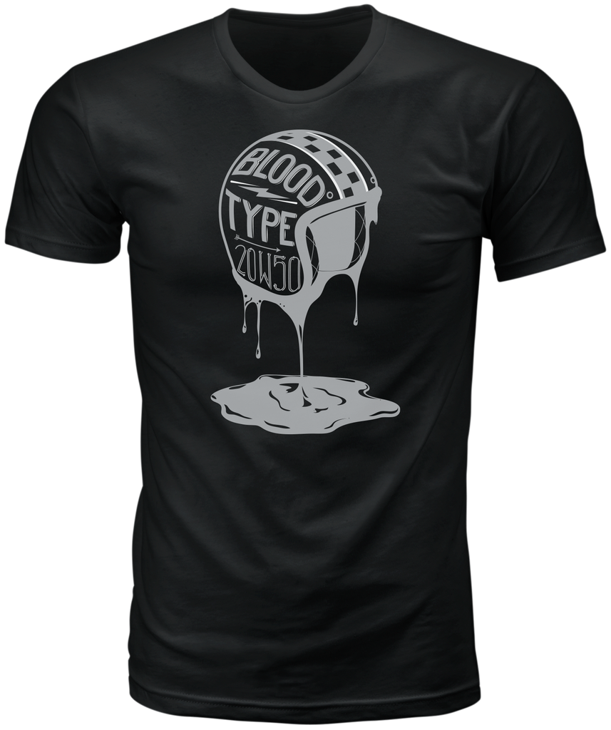 Blood Type Tee Black Md