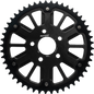 Stealth 53t Rear Sprocket Blk Alum Car  Blk Steel Teeth