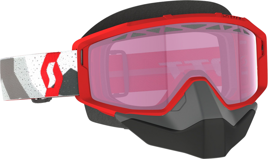 Primal Snow Cross Goggle Camo White/Red Rose Tint