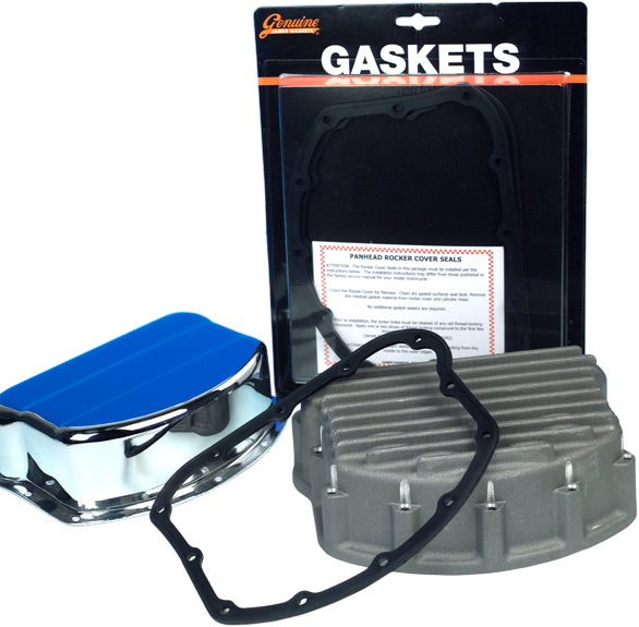 Gasket Rocker Cover Panhead Pr 1/8" Rubber Steel 17541 48 Dl