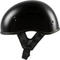 .357 Solid Half Helmet Gloss Black Xs