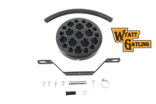 Load image into Gallery viewer, Wyatt Gatling Black Drilled Air Cleaner