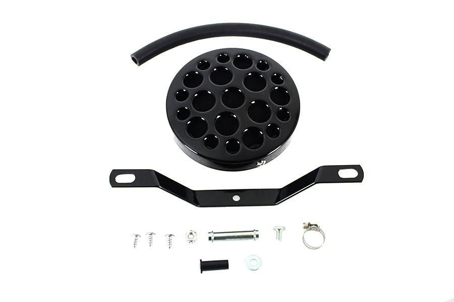 Wyatt Gatling Black Drilled Air Cleaner