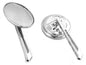 Air Flow Mirror Set with Straight Billet Stems