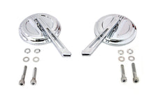 Load image into Gallery viewer, Air Flow Mirror Set with Straight Billet Stems