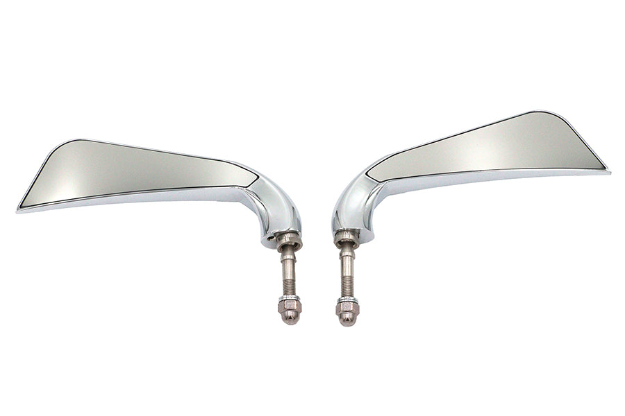 Evil Eye Mirror Set with Billet Stems