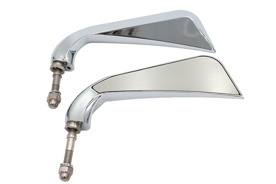Evil Eye Mirror Set with Billet Stems