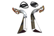 Load image into Gallery viewer, Evil Eye Mirror Set with Billet Stems