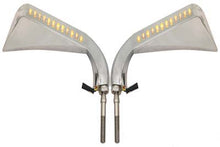 Load image into Gallery viewer, Evil Eye Mirror Set with Billet Stems