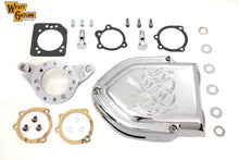 Load image into Gallery viewer, Chrome Wyatt Gatling Air Cleaner Kit