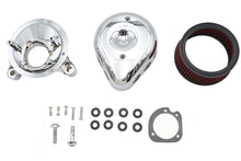 Load image into Gallery viewer, Mini Teardrop Air Cleaner Kit Chrome