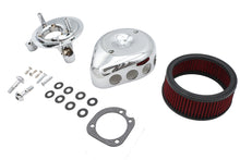 Load image into Gallery viewer, Mini Teardrop Air Cleaner Kit Chrome
