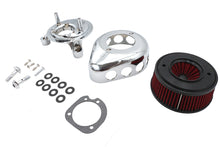 Load image into Gallery viewer, Mini Teardrop Air Cleaner Kit Chrome