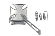 Load image into Gallery viewer, Chrome Maltese Mirror with Billet Girder Stem