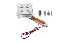 Load image into Gallery viewer, Chrome Maltese Mirror with Billet LED Stem