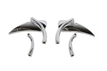 Load image into Gallery viewer, Chrome Teardrop Mirror Set with Solid Billet Stems