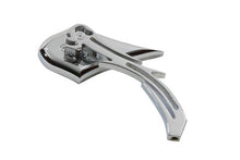 Load image into Gallery viewer, Chrome Spike Oval Mirror with Billet Skull Stem