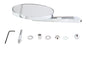Cateye Mirror with Billet Girder Stem Chrome