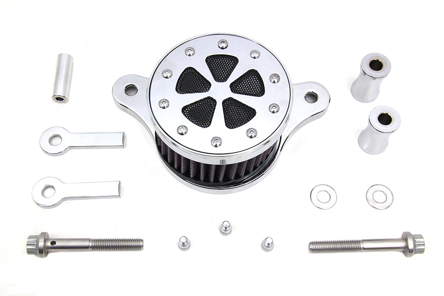 Wyatt Gatling Air Cleaner Kit Chrome