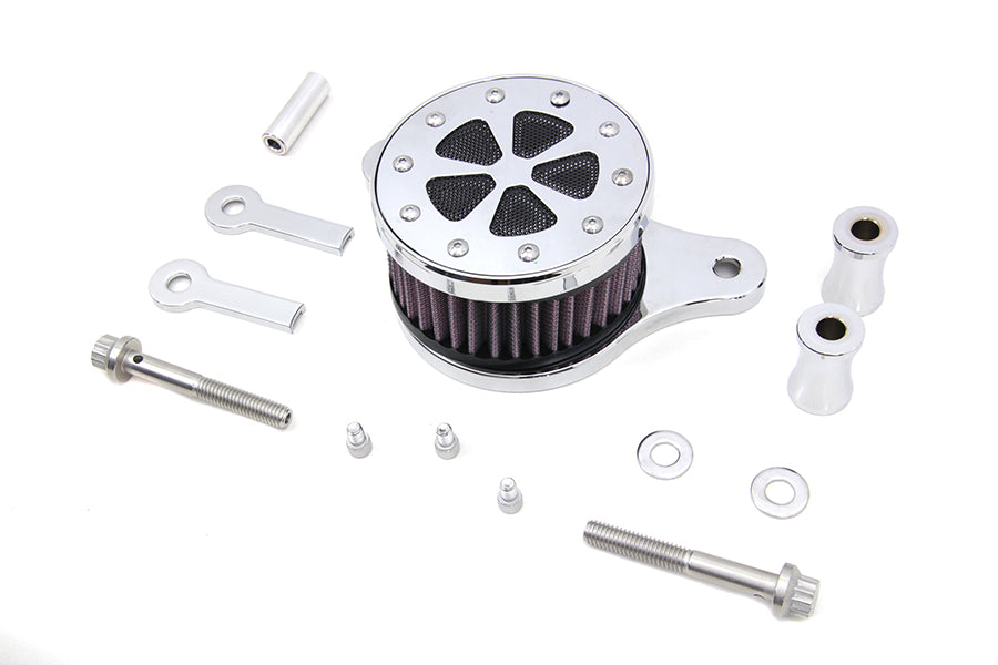 Wyatt Gatling Air Cleaner Kit Chrome