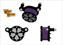Load image into Gallery viewer, Wyatt Gatling Air Cleaner Kit Chrome