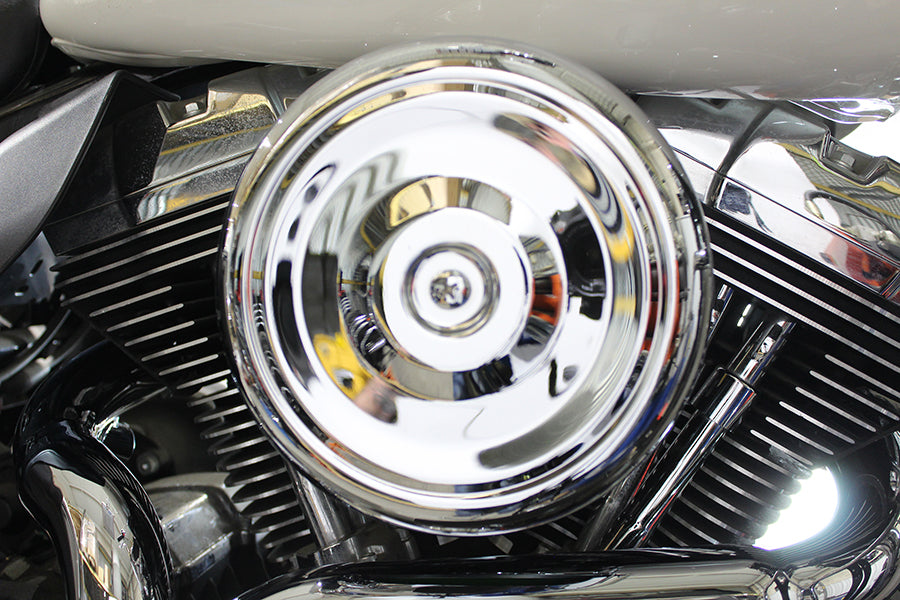 8 inch Round Air Cleaner Kit Chrome