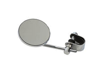 Load image into Gallery viewer, Chrome 3 inch Round Mini Mirror with Clamp On Stem